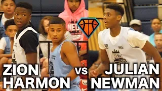 Zion Harmon VS Julian Newman!! | + Alonzo Gaffney Drops 41 at NEO YouthElite!!