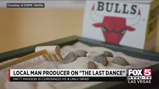 Las Vegas producer makes hand print on 'Last Dance' documentary