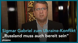 Sigmar Gabriel zum Ukraine-Konflikt