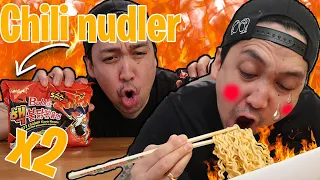 Spiser verdens sterkeste nudler! (Fire Noodles Challenge)🔥