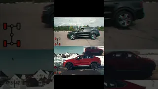 Сравнение работы полного привода Kia Sorento V6 и Geely Tugella #shorts