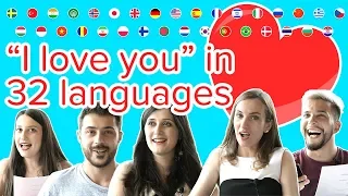 How to say "I Love You" in 32 different languages