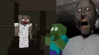 Monster School : REAL GRANNY HORROR GAME -Minecraft Animation