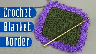 Crochet Border for Baby Blanket | Simple and Stylish! | Crochet Tutorial