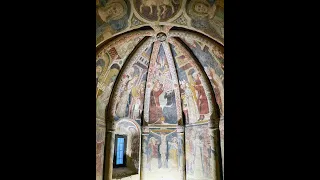 Affreschi della chiesa di Santa Maria della Rocca a #Offida, uno dei borghi più belli d'Italia