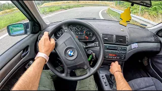 2001 BMW 3 E46 [2.0 150HP] | POV Test Drive #1277 Joe Black