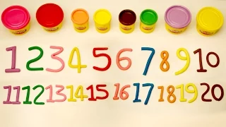1 to 20 | Learn Numbers 1 - 20 | Number Song | Play Doh Numbers