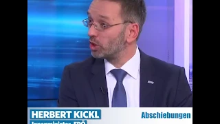 Innenminister Herbert Kickl: Schneller Abschiebungen - auch in Drittstaaten!