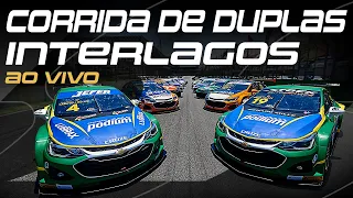 STOCK CAR 2022 AO VIVO | CORRIDA DE DUPLAS EM INTERLAGOS | 1º ETAPA