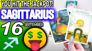 Sagittarius ♐ 🤑 YOU HIT THE JACKPOT!💲💲 horoscope for today SEPTEMBER 16 2023 ♐ #sagittarius tarot