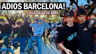 GRAN SESIÓN DE BMX en el SKATEPARK (mi despedida 😭)