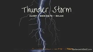 432Hz 10 Hours! Thunderstorm | Meditate | Sleep | Relax