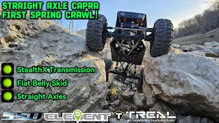 Axial Straight Axle Capra Running Some Epic Lines