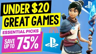 10 AMAZING PSN Game Deals UNDER $20! PSN ESSENTIAL PICKS SALE Great CHEAPER PS4/PS5 Games to Buy!