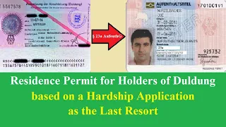 Residence Permit for Holders of Duldung based on a Hardship Application as the Last Resort