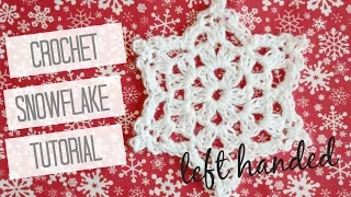 CROCHET: Snowflake left handed | Bella Coco