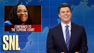 Weekend Update: Judge Ketanji Brown Jackson Confirmed, Obama's Return to the White House - SNL