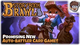 PROMISING NEW AUTO-BATTLER CARD GAME!! | Let's Try: Storybook Brawl | PC Gameplay