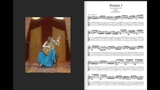 Sonata 1 in G minor Presto J s Bach bwv 1001 - Ana Vidovic (Transcription)
