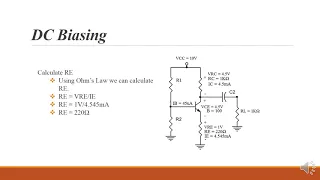 BJT Amplifier Design: Part 1 DC Biasing