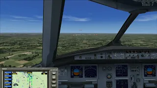 MSFS A320 LANDING IN PARIS CHARLES DE GAULLE 2023 ✈✈✈