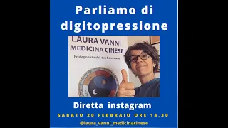 Digitopressione questa sconosciuta. Diretta instagram