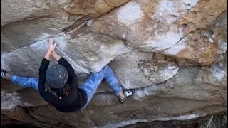 Super Mario V4, Stone Fort (Little Rock City) Bouldering Classic