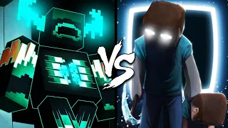 Warden vs. Herobrine - Minecraft