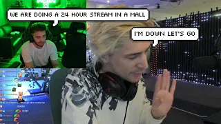 xQc and Adin Ross will be doing a 24 Hour Mall Stream in New York