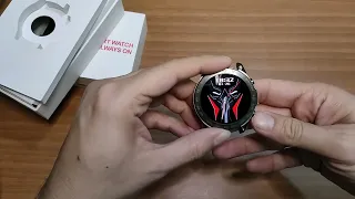 DM50 smartwatch (Always on display) unboxing and quick menu view