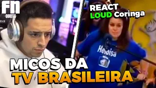 Loud Coringa Reage Os maiores MICOS AO VIVO na TV Brasileira #01