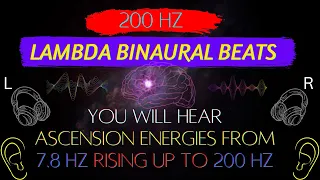 200 Hz Lambda Waves Binaural Beats Pure Tone: Awaken The Genius Within You