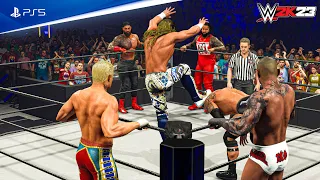 WWE 2K23 - The Bloodline vs. Cody Rhodes & Seth Rollins & Randy Orton | PS5™ [4K60]