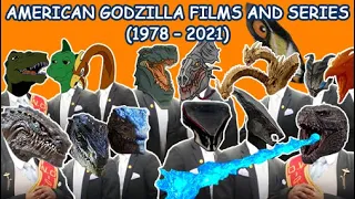 All American Godzilla Films & Series Compilation (1978-2021) - #CoffinDance Song Astronomia (Cover)