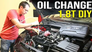 1.8T Oil Change DIY | Extractor vs Drain Method