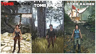 tomb raider vs rise of the tomb raider vs shadow of the tomb raider comparison