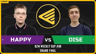 WC3 - [UD] Happy vs Dise [NE] - GRAND FINAL - B2W Weekly Cup #88