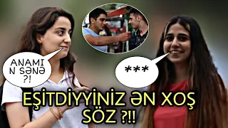 SİZƏ  DEYİLƏN ƏN GÖZƏL SÖZ ?  (SUMQAYIT SORĞU) SƏRBƏST VLOG