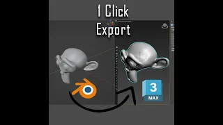 1 Click Export - Blender to 3dsmax (Free addon)