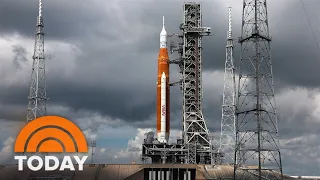 NASA Scraps Artemis Launch After Fuel Leaks, Storm Concerns