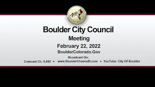 Boulder City Council Meeting 6-21-22