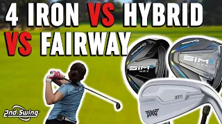 Fairway Wood vs Hybrid vs Long Iron | Trackman Test