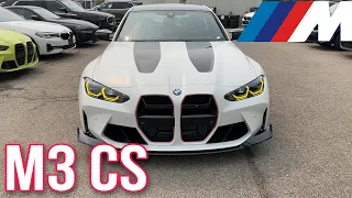 The 2024 BMW M3 CS Track Car Review in Frozen White