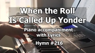 When the Roll Is Called Up Yonder - Worship Hymn Piano w/ Lyrics