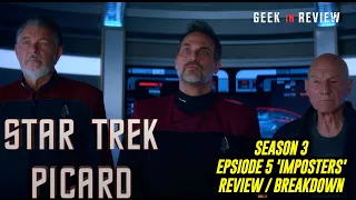 STAR TREK PICARD: Season 3 Episode 5 Imposters Review / Breakdown