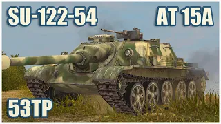 SU-122-54, 53TP & AT 15A • Raseiniai Heroes WoT Blitz