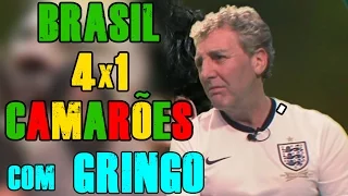 FALHA DE COBERTURA #26: Brasil 4x1 Camarões com Gringo (Copa 2014)