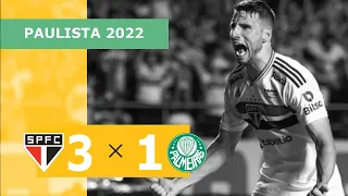 São Paulo 3 x 1 Palmeiras - Gols - 30/03 - Campeonato Paulista 2022