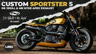 Custom Harley-Davidson Sportster S  |  With Dr Jekill & Mr Hyde Apex Pipes!!