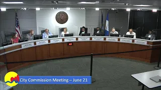 City Commission Meeting - June 21, 2022